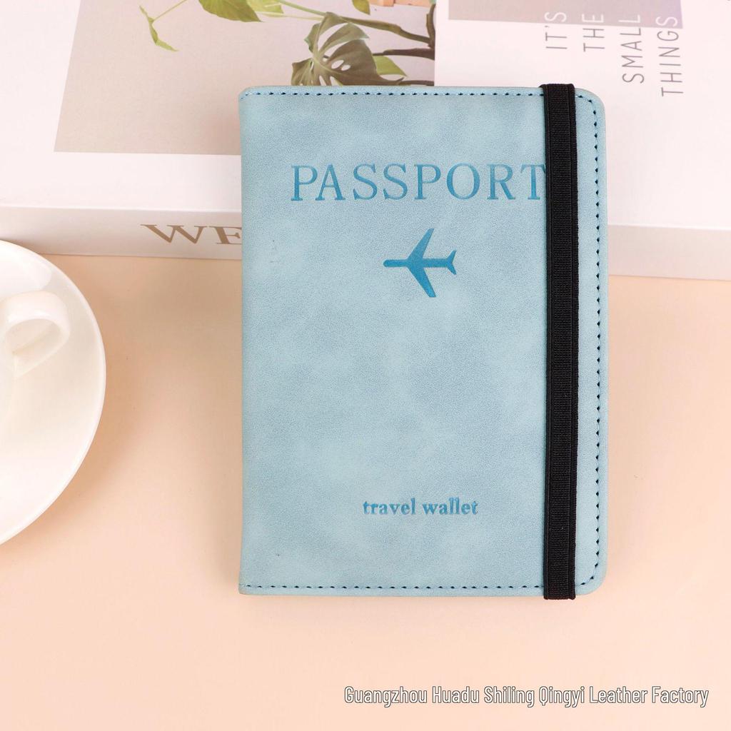 2025 Anti-Theft RFID Passport Holder & Multifunctional Document Bag with Card and Ticket Slots