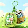 4 in 1 Electronic Tic Tac Toe Game Keychain Portable Interactive Puzzle Toy Suitable for Kids Adults All Ages