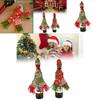 Christmas Wine Bottle Decor Set With Knitted Scarf And Hat For Holiday Celebration