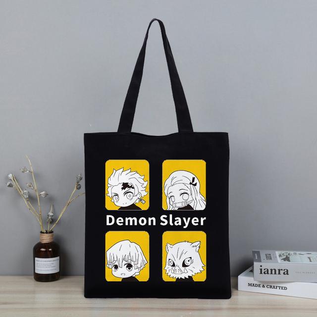 Jujutsu Kaisen Mönstertryck axelväska Dam 2021 Shopper Anime Clutchväska Damväskor Märke Y2k-väska Ulzzang Damväska