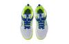 Li Ning Synthetic Leather Training Low top Badminton Shoes White Blue Teenagers AYTR032-1