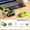 1: 64 Desktop Mini Alloy Dump Truck Dump Truck Fully Proportional Bluetooth Remote Control Simulation Engineering Car Boys' Toy