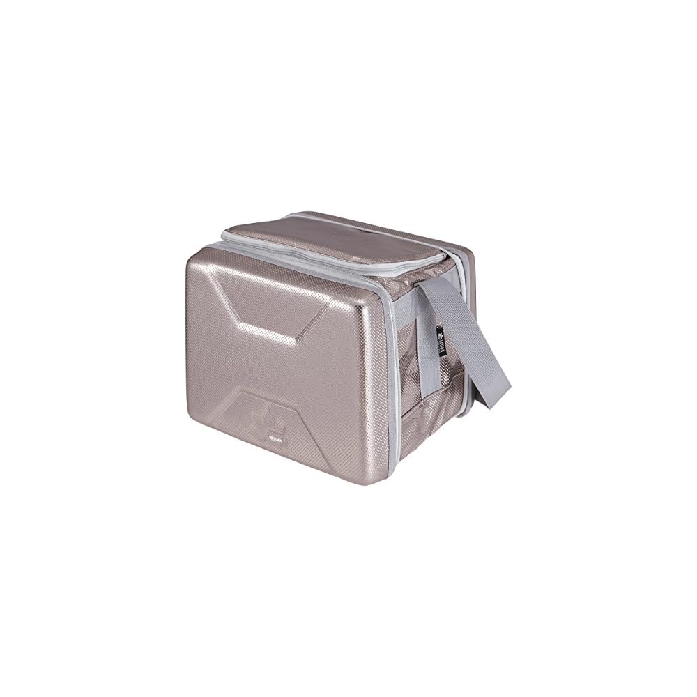 LOGOS Hyper Ice Cooler Bag, Medium Size (81670070), Silver, Foldable Cooler Box, Disaster Preparedness
