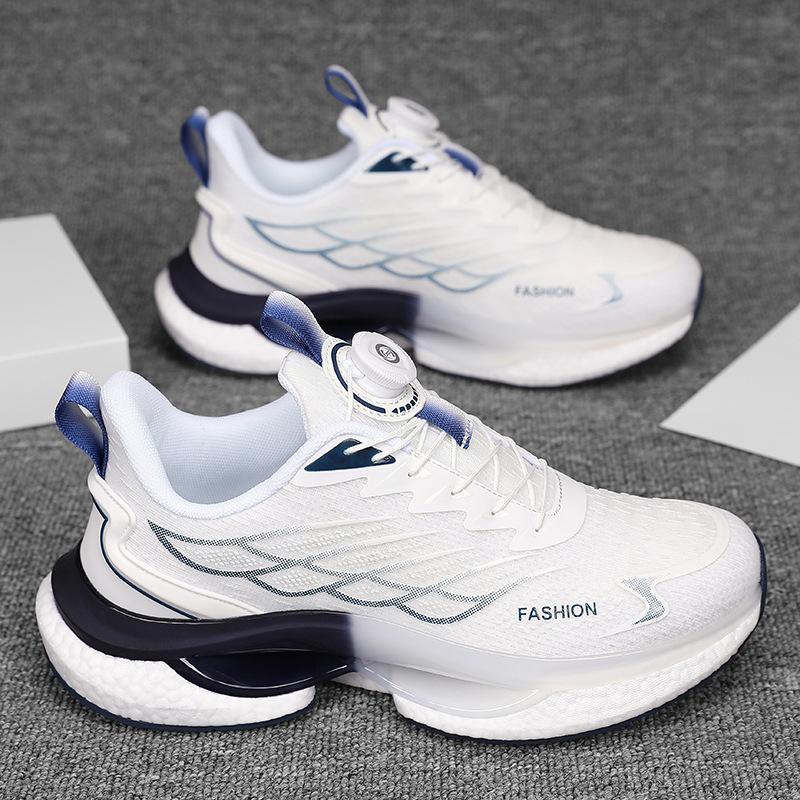 

Dad men s shoes autumn and winter new teen versatile rotating buckle casual sports running dad popcorn tide shoes 39
