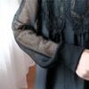 Western Style Plus Size Women's Summer Dress Fat Sister Lace Mesh Stitching Short Sleeves