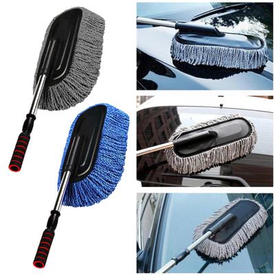 Mikrofiber Araba Yıkama Fırçası Paspas Kiti Uzun Saplı Yumuşak Kıllı Fırça Araba Temizleme Malzemeleri Toz Alma Aletleri Yıkama Aletleri Aksesuarlar