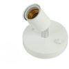 E27 E26 Lamp Holder, 180 Degree Adjustable Antique Metal Light Socket Base, 6 Colors Edison Bulb Holder for DIY Lighting