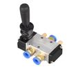 HHO-Manual Control 2 Position 3 5 Port Push-Pull Air Hand Lever Valve 5/2 Way Pneumatic 4H210-08