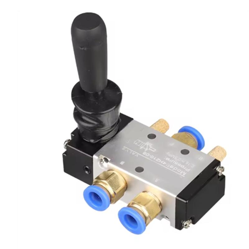 HHO-Manual Control 2 Position 3 5 Port Push-Pull Air Hand Lever Valve 5/2 Way Pneumatic 4H210-08