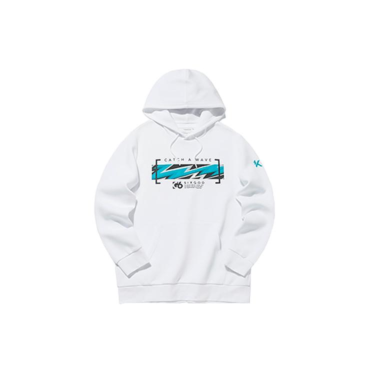 ANTA Basketball Collection Sweatshirts Men s White Hooded Moderate Regular 152131718-1 M