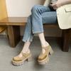 Thick-soled Small People Increase In Height, Mary Jane Shoes, New Products In Early Spring, Round Head with Buckle Thick Heel High Heel Single Shoes 3