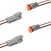 3 Pin Waterproof Wire Connector 18AWG Waterproof Plug for LED/Truck/Ship