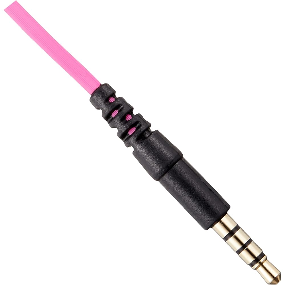 Audio-Technica ATH-CK330i PK In-Ear Headphones with Microphone for iPod/iPhone/iPad (Pink)
