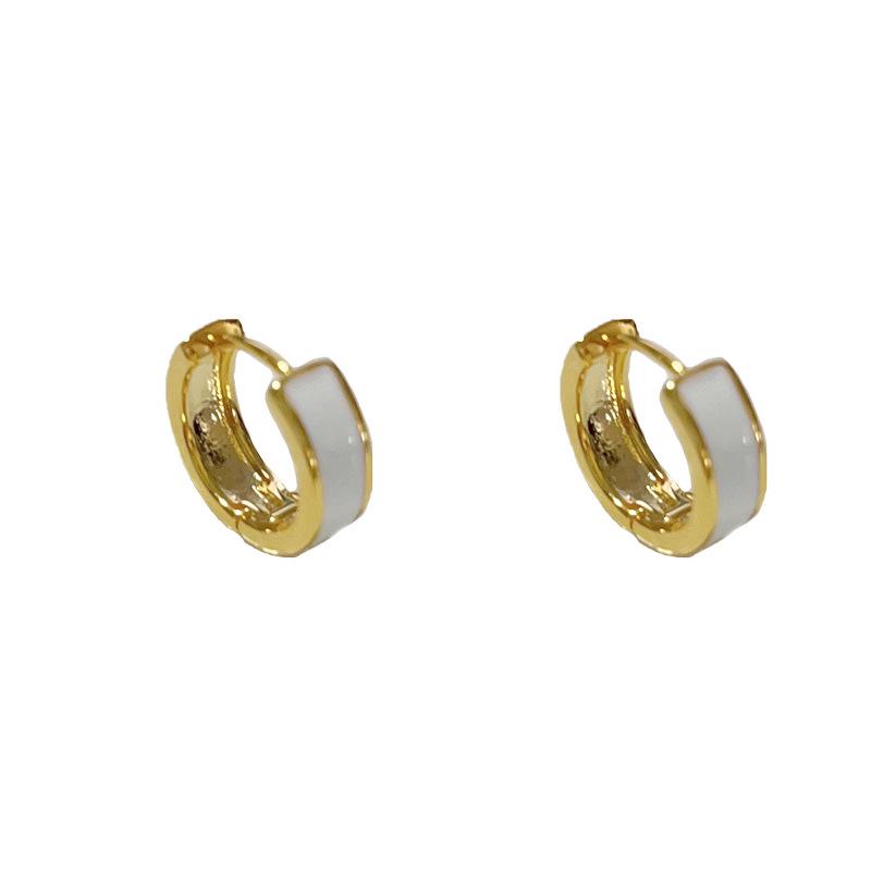 French Fashion Luxury Drip Oil Ear Cuffs - Versatile & Stylish