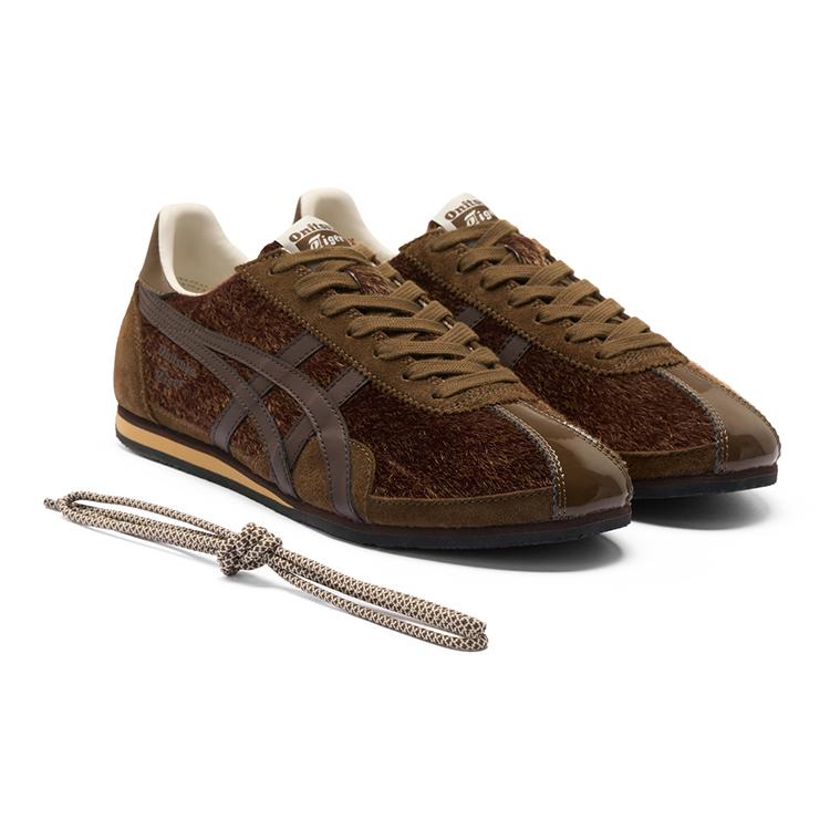 ONITSUKA TIGER Runspark Classic Retro Slitesterke Lavsko Livsstilssneakers Unisex sneakers Brun 1183C536-200