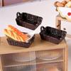 Mini Bread basket decoration, resin crafts, house decoration accessories miniature food bread basket, DIY miniature scene art project