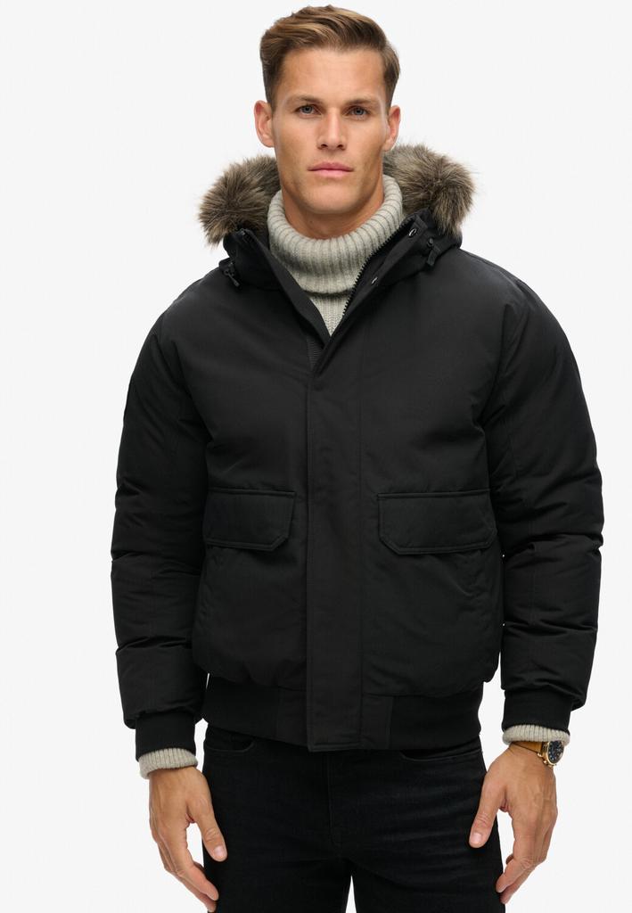 Superdry Everest Faux Fur Winter Bomber Jacket (M5011930A-12A)