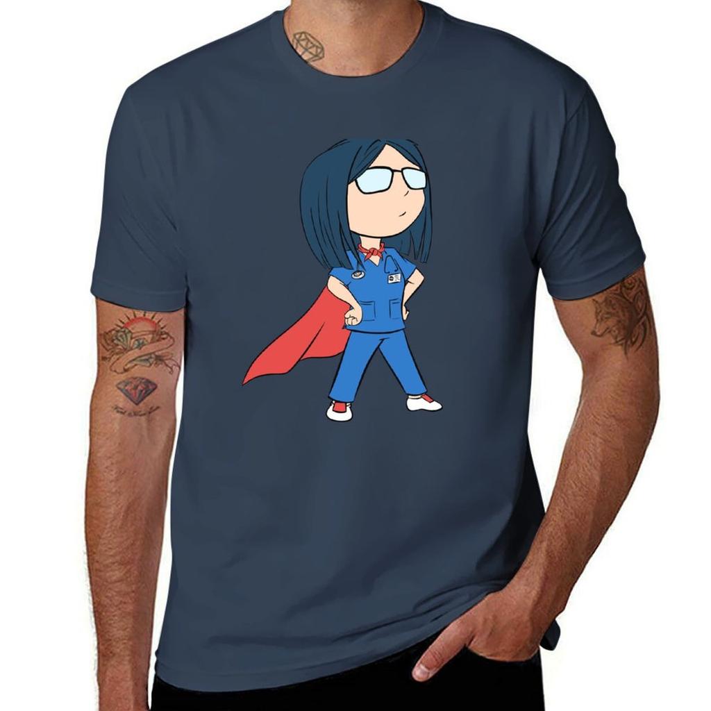 Nina The Super Nurse Tshirt Fitness Quick Dry Short Sleeve Top