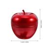 Decorative Keepsake Box Metal Candy Holder for Storage 12Pcs Red Apple Shape