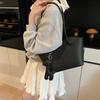 Fashion Versatile Large-capacity Commuter Tote Bag Women's New Casual Solid Color Shoulder Bag