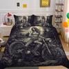 Duvet Cover Set Beauty Skull Printed Full Size Microfiber Bedspreads High Quality Luxury Bedding Cover
