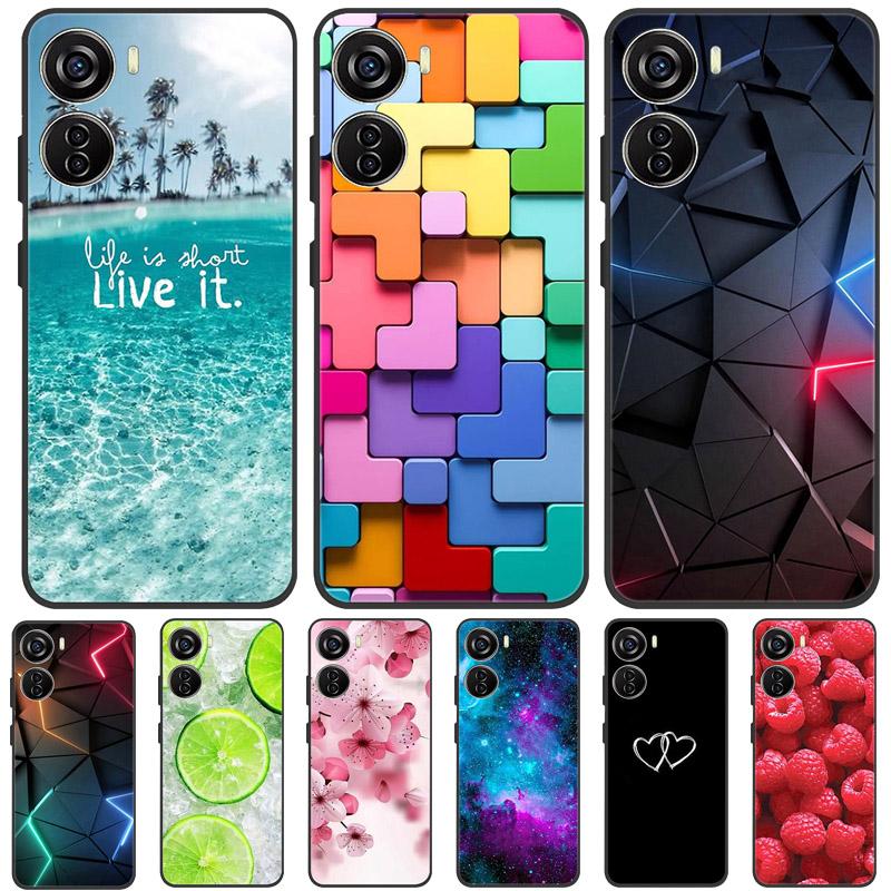 Funda Para ZTE Blade V40 Funda de Diseño 8046 Funda Protectora de Silicona Genial para ZTE Blade V40 Design V40Design Parachoques Fundas Coque