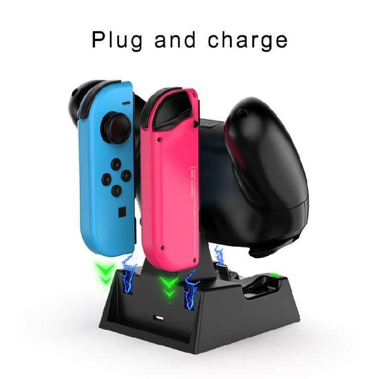 Portable Charging Dock for Switch/Lite/PRO Type-C Charger Base Stand