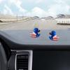 1-2pcs Middle Finger Duck Car Decoration Personalized Ornaments Desktop Auto Decoration for Bedroom Shelf Table Decor
