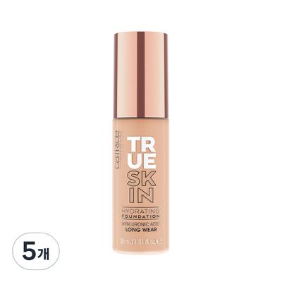 True Skin Hydrating Foundation 30ml, 020 Warm Beige, 5 Pcs.