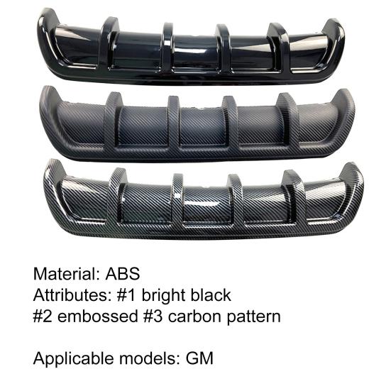 Bumper Guard Replaceable Easy Installation Universal Car Rear Bumper Diffuser for Auto