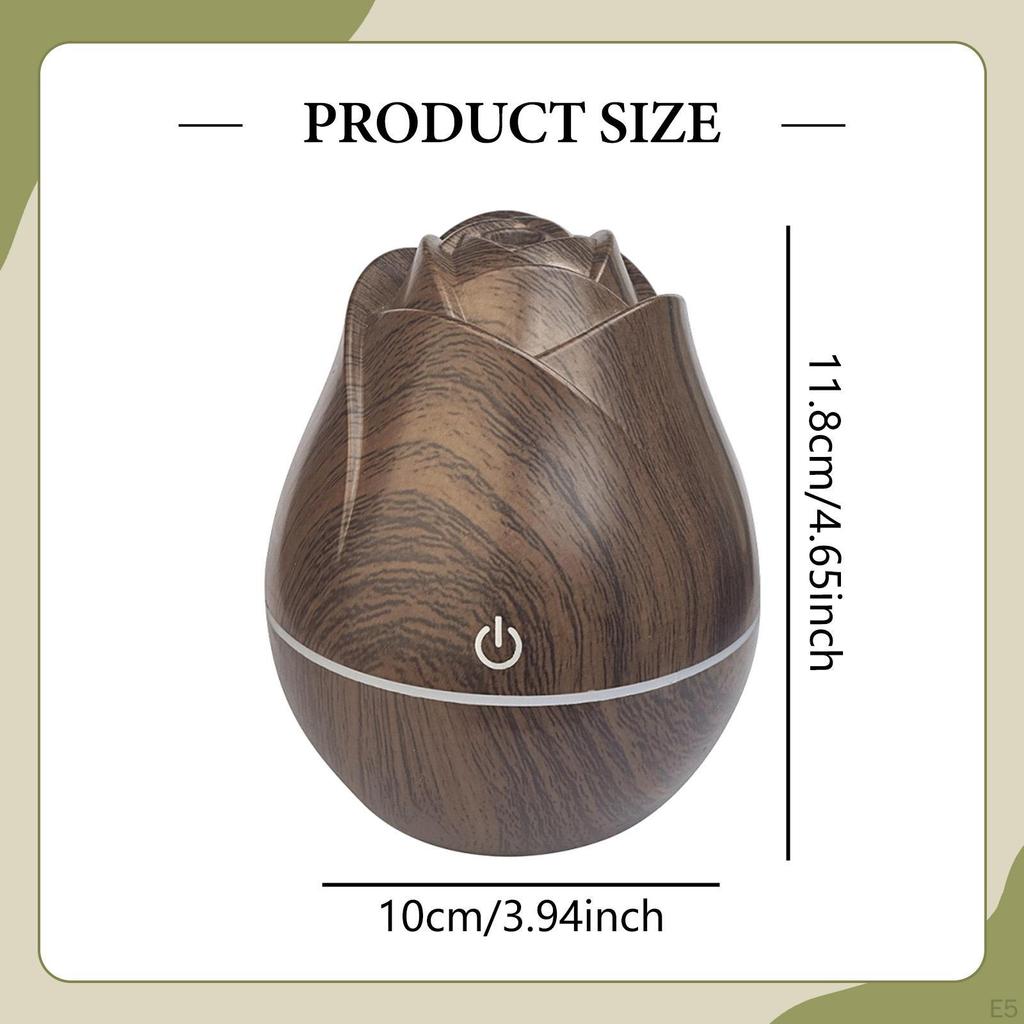Car Humidifier Aroma Diffuser Touch Switch Desktop Essential Oil for Travel Room