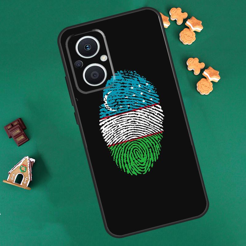 Uzbekistan Flag Coat Of Arms Case For OPPO Reno 8 7 Lite 14 13 12 11 F 10 Pro 8T Cover For OPPO Find X8 X6 X5 X9 Pro Coque
