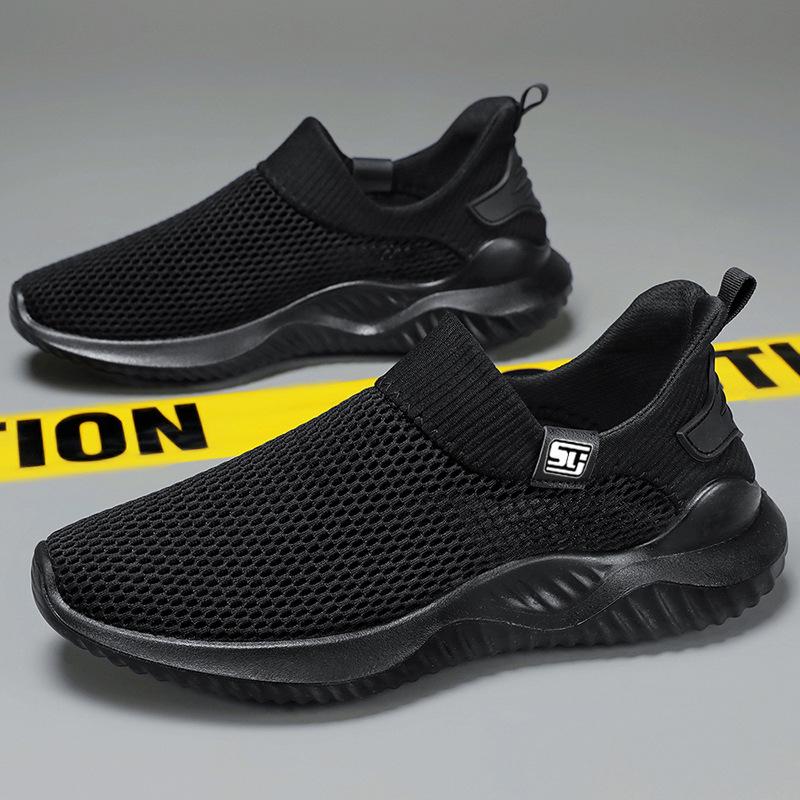 Scarpe casual da uomo con fodera in rete traspirante, invernali e primaverili, design Lazy a Stirrup all'ingrosso transfrontaliero