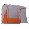 Car Tent for 4 Persons Gray and Orange Waterproof