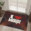 Linkin Park Design Crystal Velvet Carpet Cozy Non?Slip Printed Rug For Bedroom Living Room Entrance