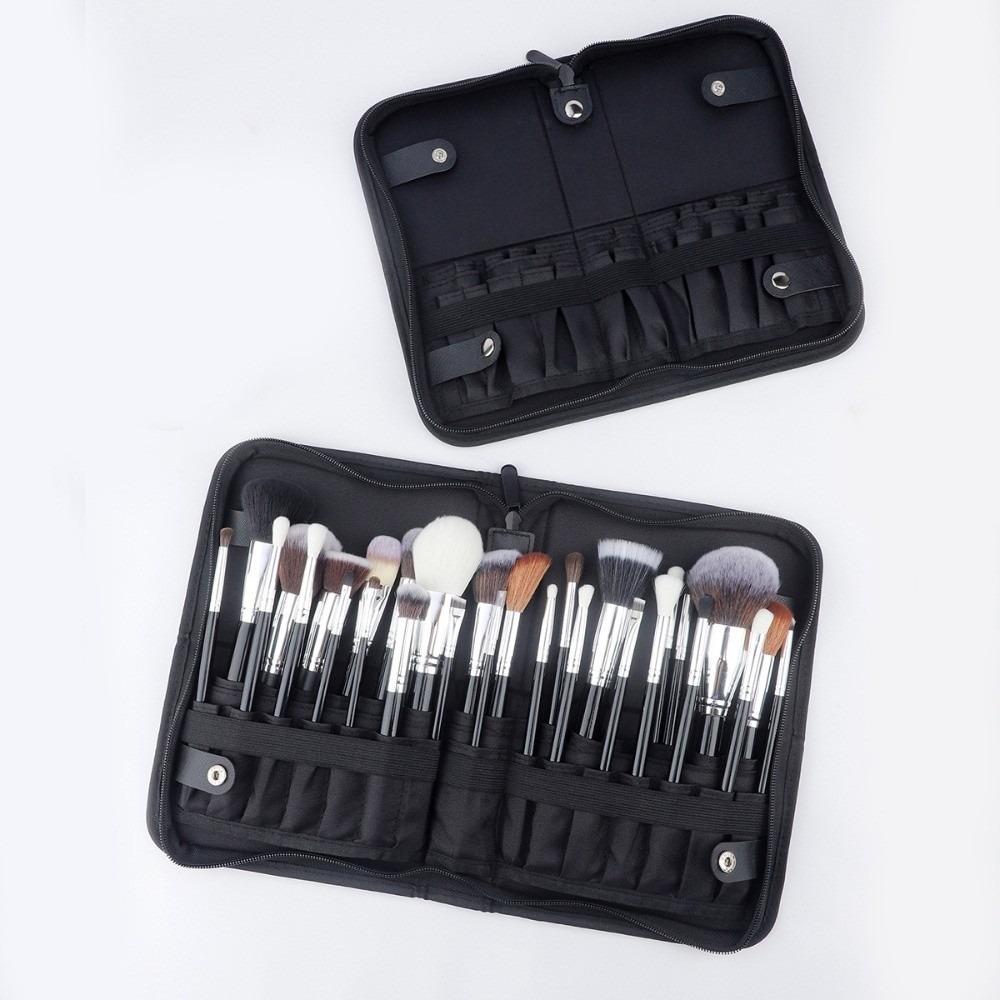 Lightweight Professional Cosmetic Brushes Bag 14/29 Holes Cosmetic Brush Container  Travel and Home