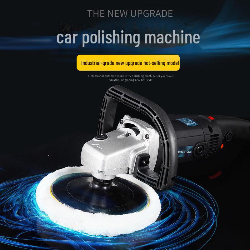 220V Car & Floor Tile Polishing Machine with Glaze Sealing and Integrated Copper Motor