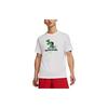 T Shirts Men's White Crew Neck Moderate Straight Fit CZ9830-100