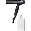 ReFa BEAUTECH Dryer Smart W Black with Shopper Bag, Lightweight, Fast Drying, Ionic Technology