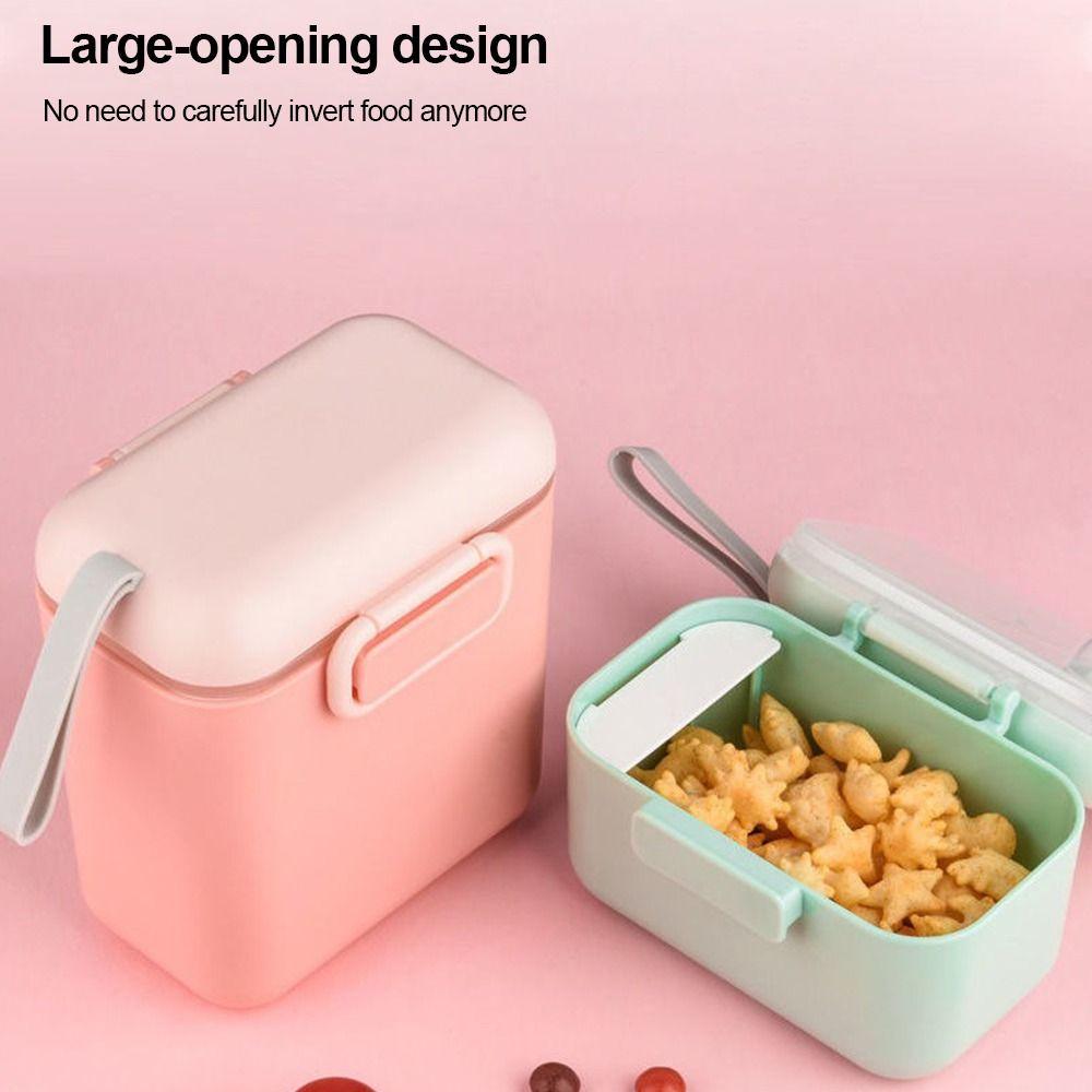 Dust-Proof Milk Powder Storage Box PP Formula Dispenser Container Snacks Container Outdoor Travel