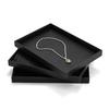 Papten Jewelry PU No for for Home Commercial P17301 Tray, Leather, Large, Dividers, Rings, Watches, Necklaces, Display, Storage, Simple, High-End,