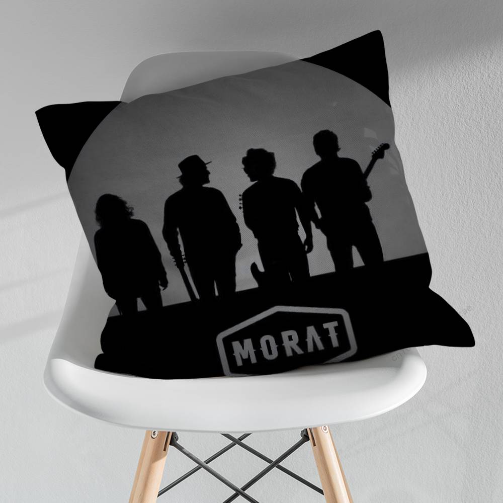 Band MMorat Pillowcase for Sofa Room Office Decor Printing Merchandise AllMatch Cushion Cover