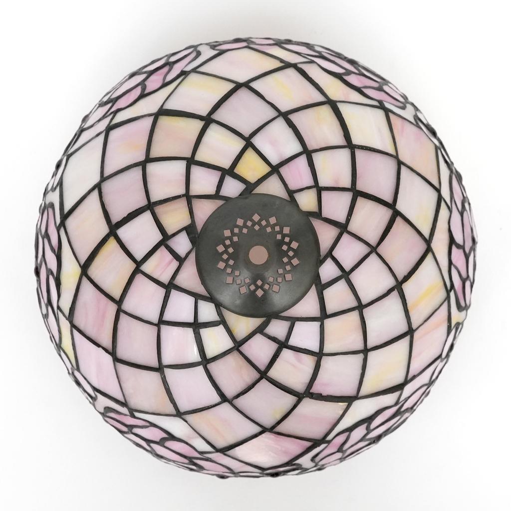 Scandinavian lampshade Stained glass cherry blossoms style Replacement 12" 30CM Handmade retro lampshade Easy replacement