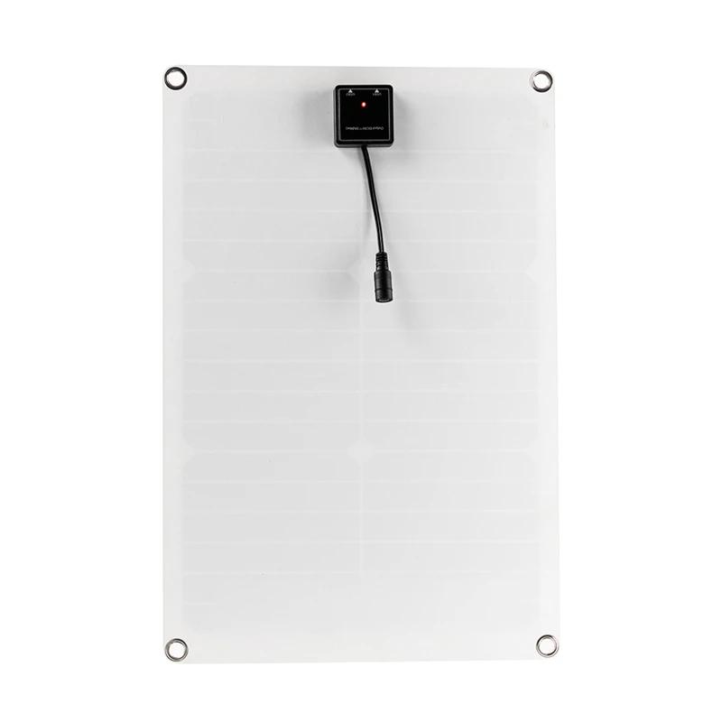 18V Solar Panel 100W With Dual USB Waterproof Outdoor Hiking Camping Portable Battery Mobile Phone Charging Bank Charger Panel