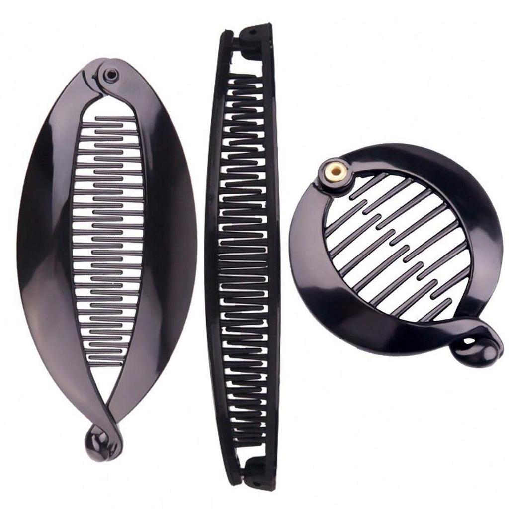 European & American Fashion Hairpin Set: Banana, Updo, Fish, Ponytail Clips & Insert Comb Hair Accessories