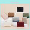 Minimalist Pu Short Wallet With Zipper For Daily Use And Anti Theft Security