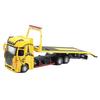 1:24 Mercedes Benz Flatbed Trailer Truck Alloy Car Model Sound and Light Children's Toy Collectibles Birthday gift