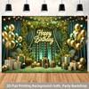 1 Piece of 2D Flat Plant Balloon Neon Birthday Polyester Photo Background Fabric Party Banner and Flag