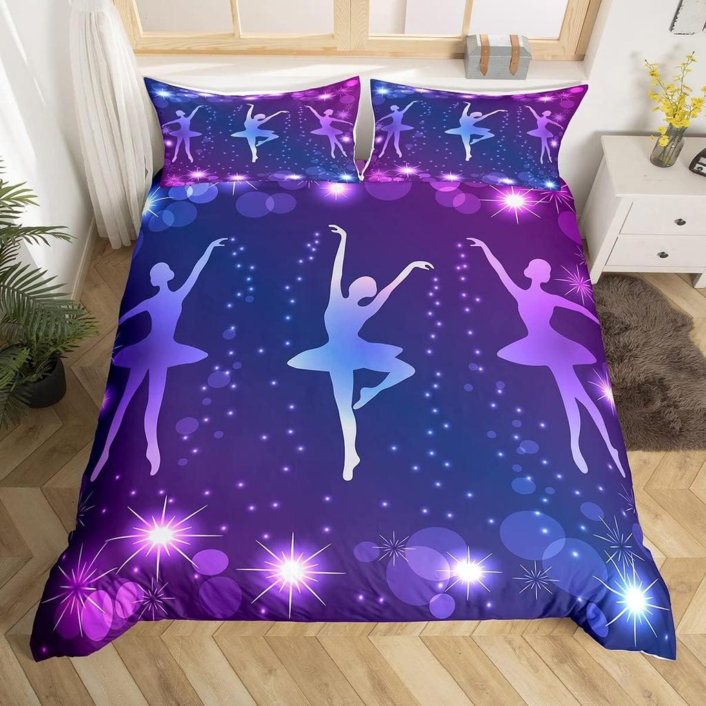 Comforter Paris Eiffel Tower Twin Kingballet Dancer Swan Cartoon Bedding Setgirls Boys Gift Floral Romantic Comforter
