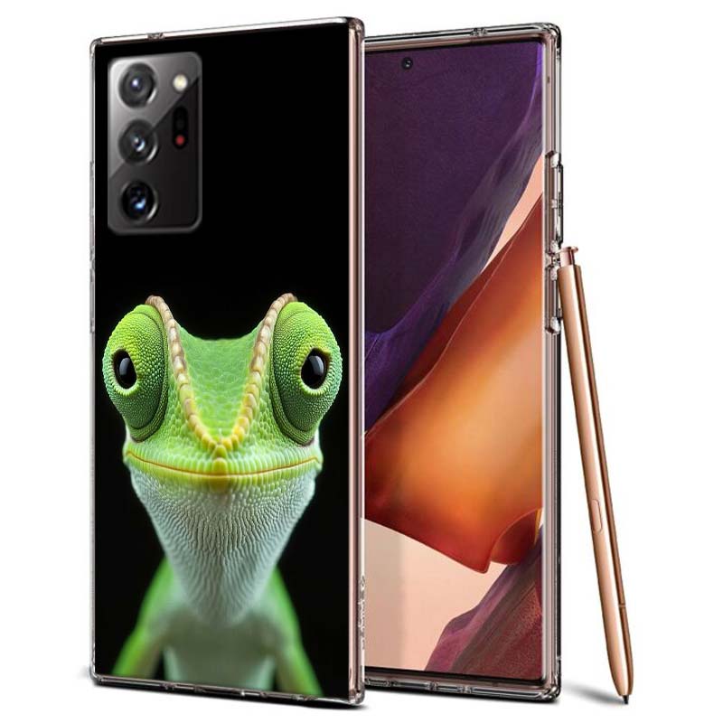 Lizards and Geckos Have Big Eyes Phone Case for Samsung A55 A35 A25 A15 A07 A05S A16 A17 A26 A36 A37 A56 A57 Galaxy Note 20 10 A